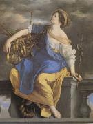 Orazio Gentileschi Public Felicity Surmounting Perils (mk05) oil painting artist